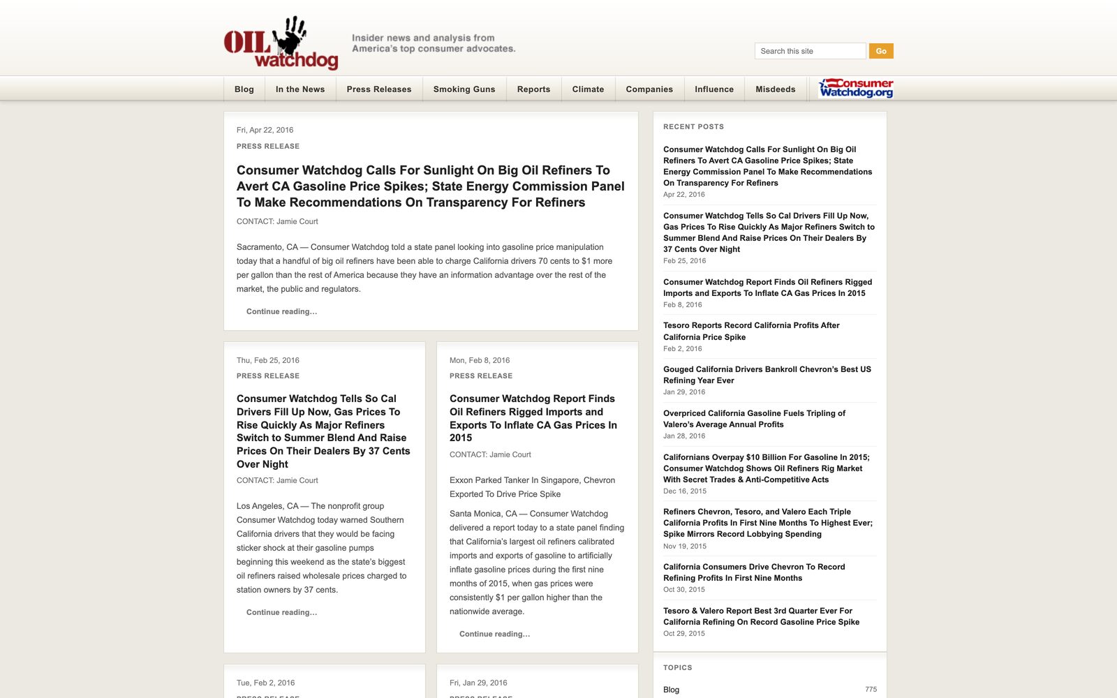 OilWatchdog.org